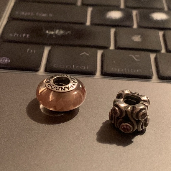 2 pandora silver charms - Picture 2 of 2